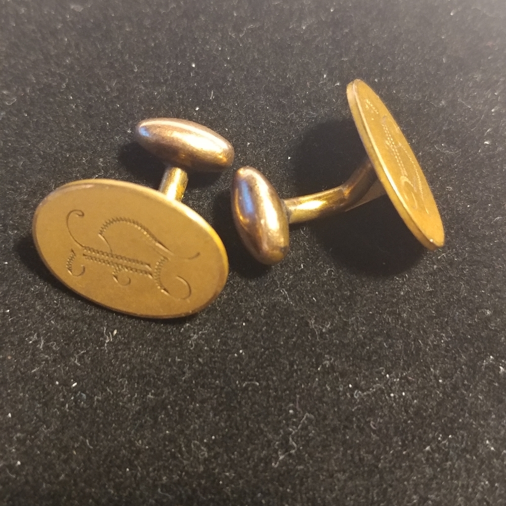 Walter E Hayward Gold-Filled Cuff Links
